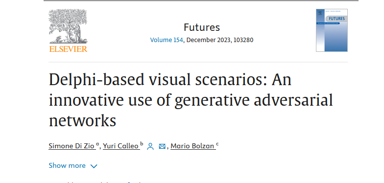 Delphi-based visual scenarios - new publication on Futures