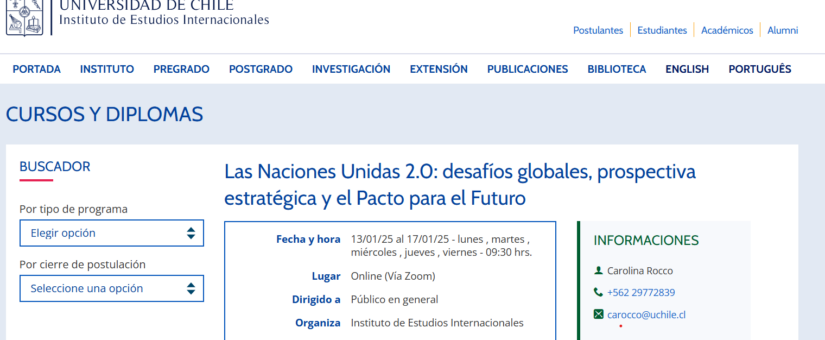 Upcoming Course on United Nations 2.0